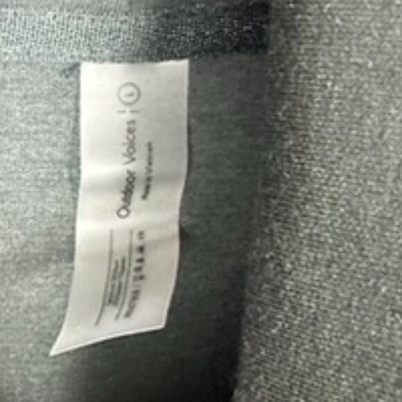 Outdoor Voices Lightweiht Mock Neck Pullover Black Large - Picture 5 of 7